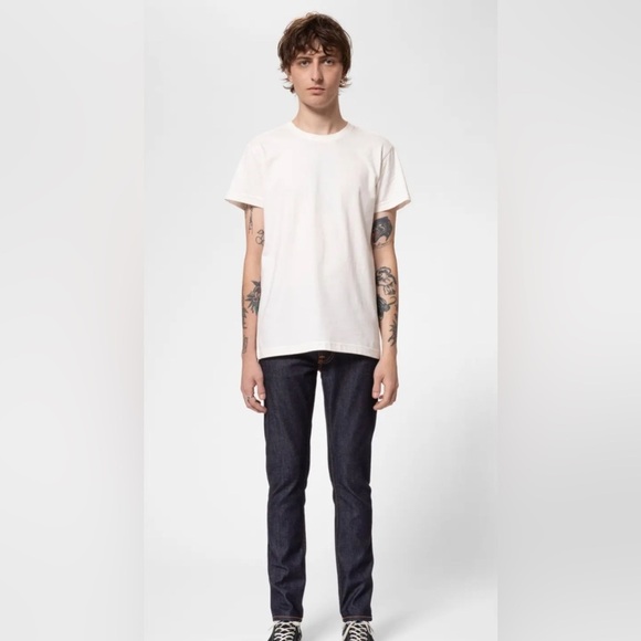 Nudie Jeans Slim Fit in Dark Blue - Picture 1 of 12